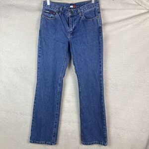 2001‎ Y2K Tommy Hilfiger Jeans Juniors Size 5 Flare Vintage 100% Cotton
